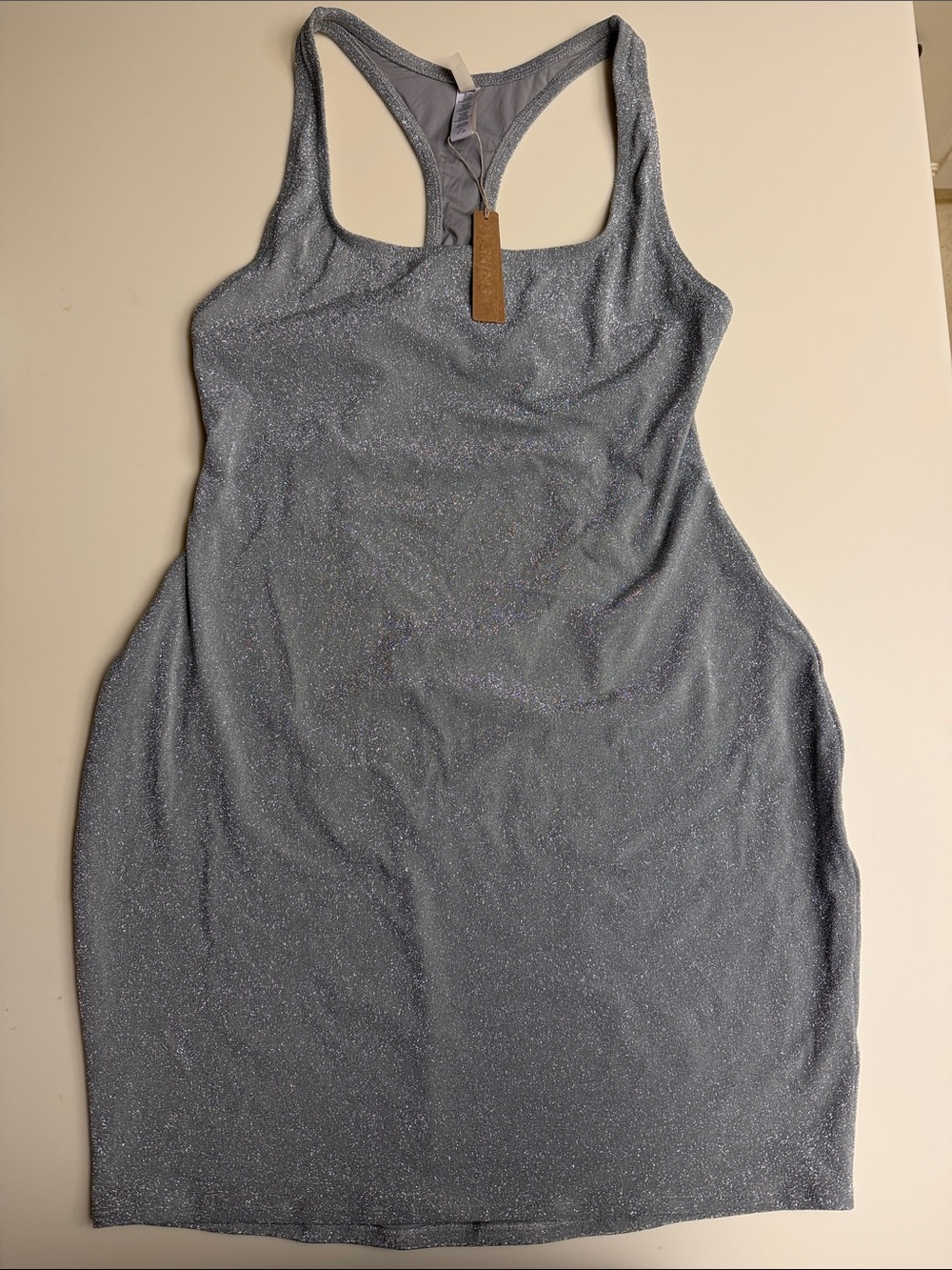 SKIMS Sparkle Racerback Tank Dress 2X
